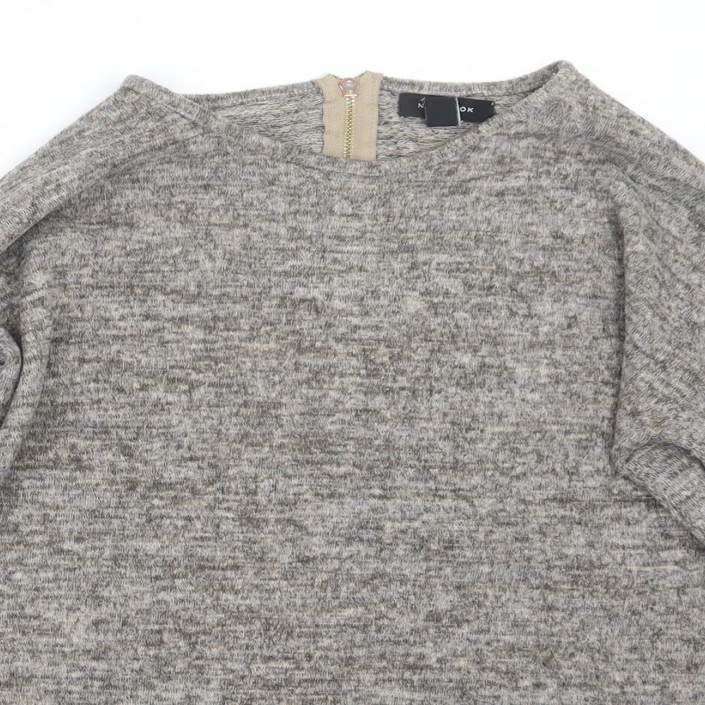 New Look Womens Beige  Knit Pullover Jumper Size S