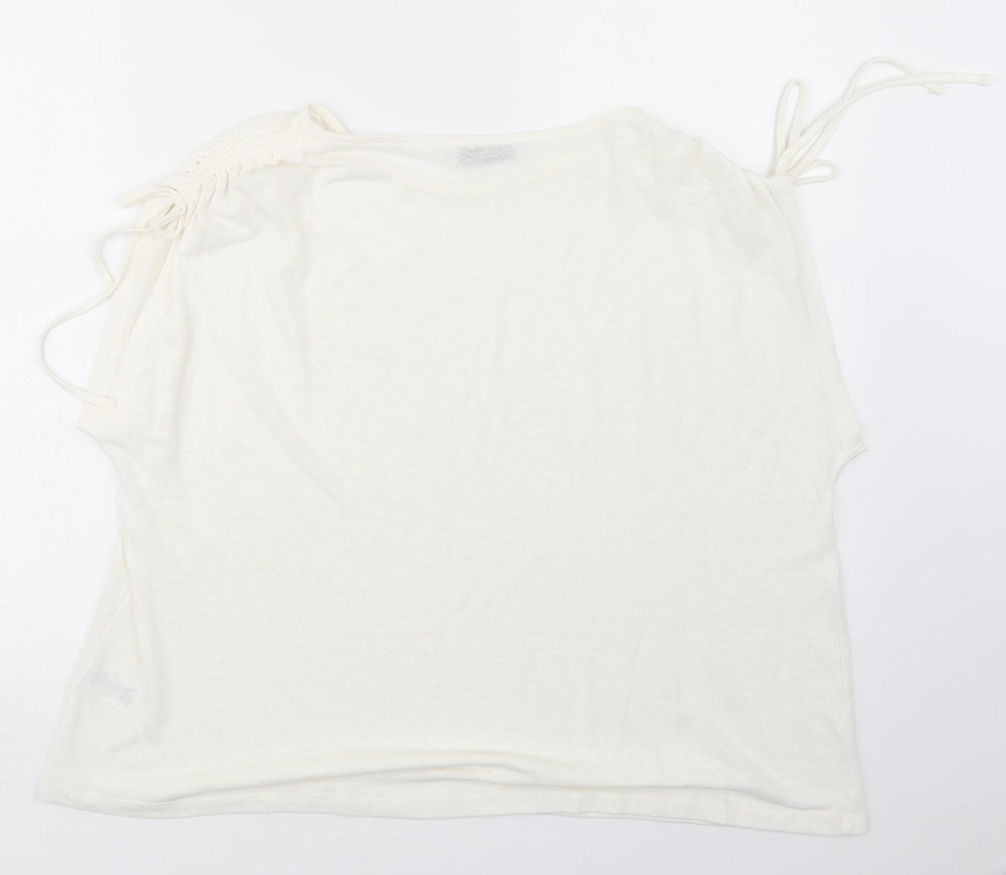 Papaya Womens Ivory   Basic T-Shirt Size 16
