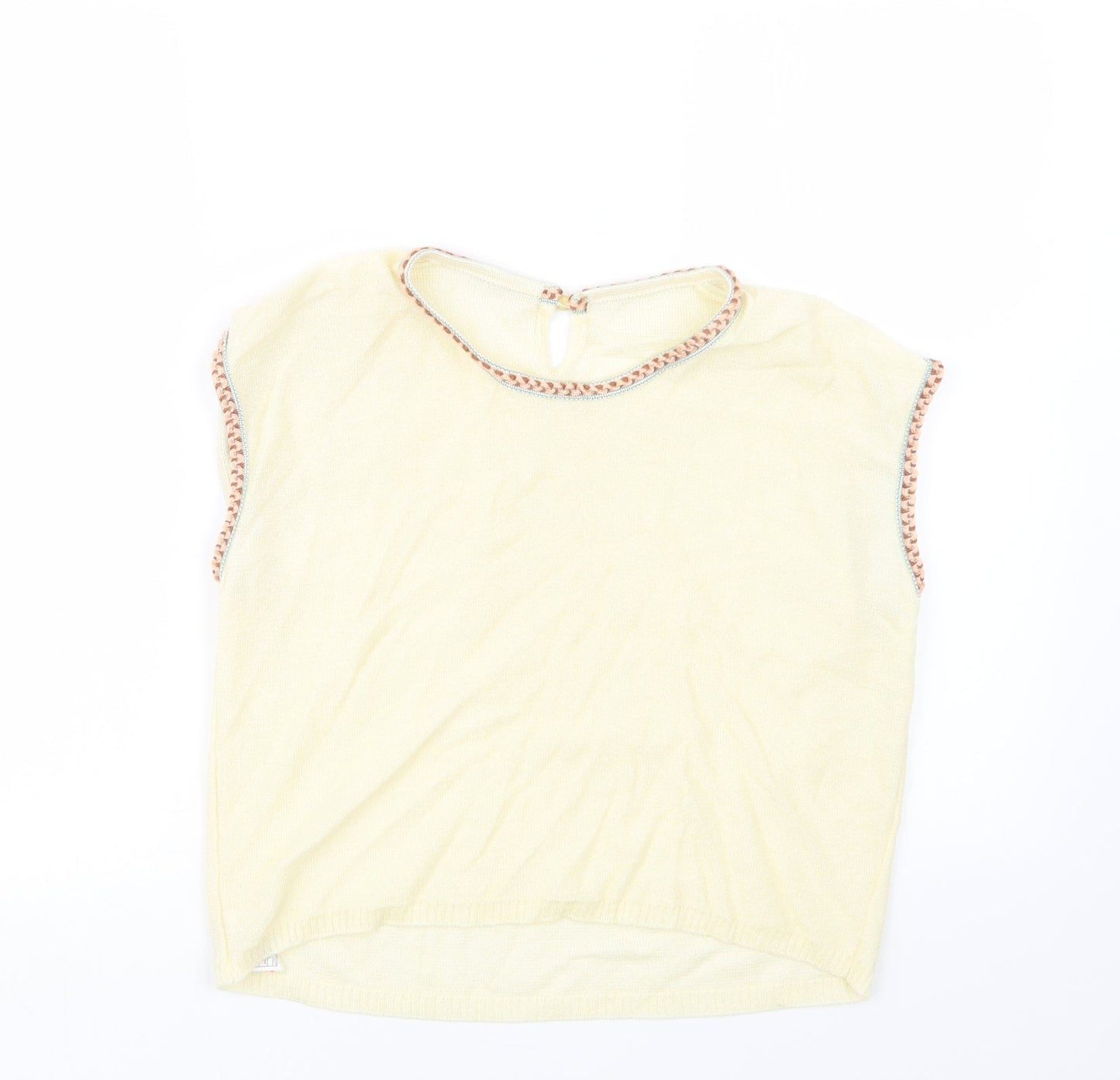 Preworn Womens Ivory  Knit Pullover Jumper Size 14