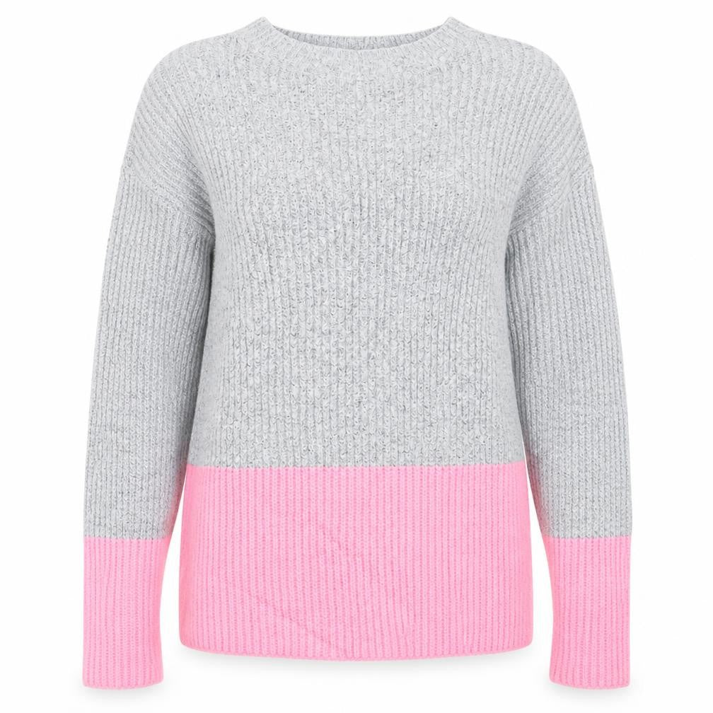 Primark Womens Grey  Knit Pullover Jumper Size 6