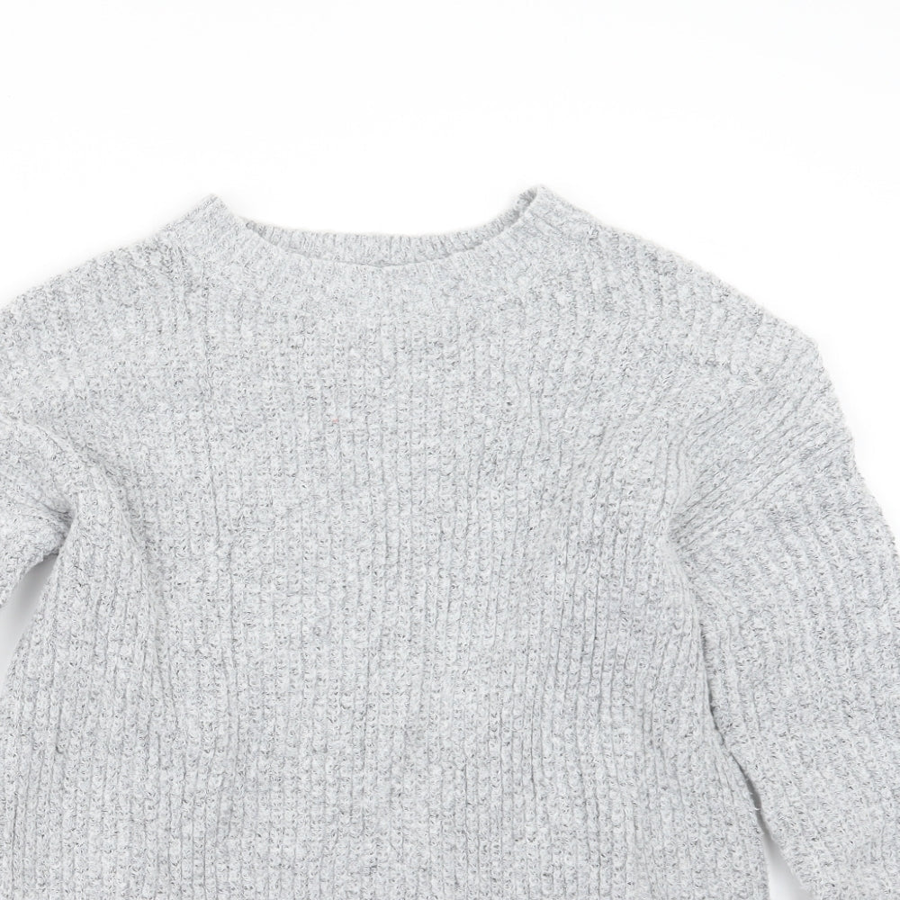 Primark Womens Grey  Knit Pullover Jumper Size 6