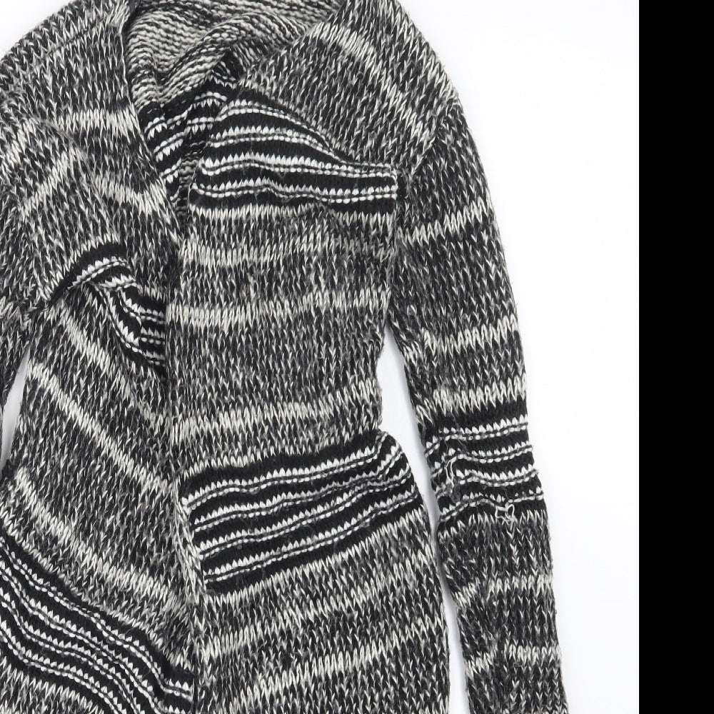 New Look Womens Black  Knit Cardigan Jumper Size 8