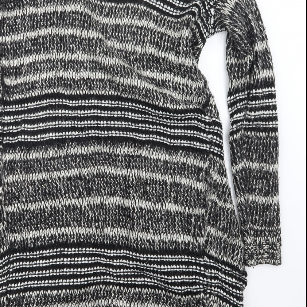 New Look Womens Black  Knit Cardigan Jumper Size 8