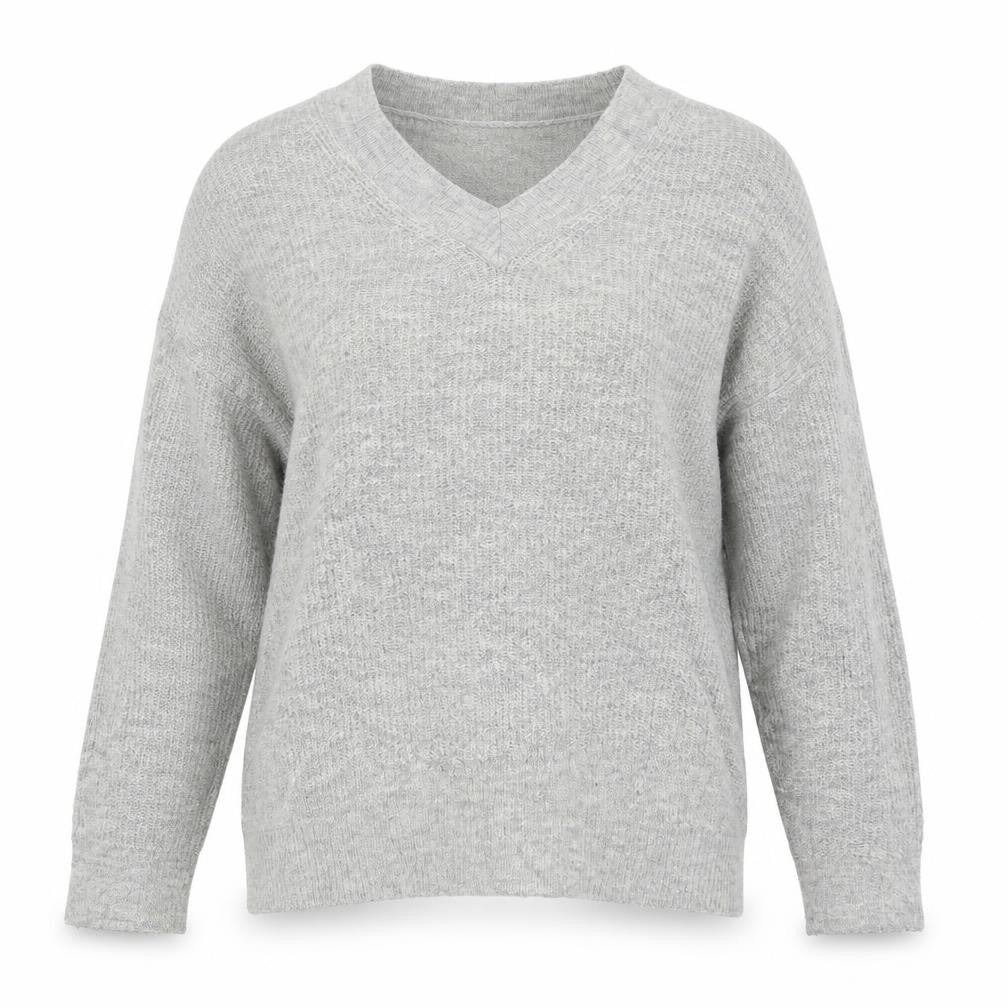 New Look Womens Grey  Knit Pullover Jumper Size S