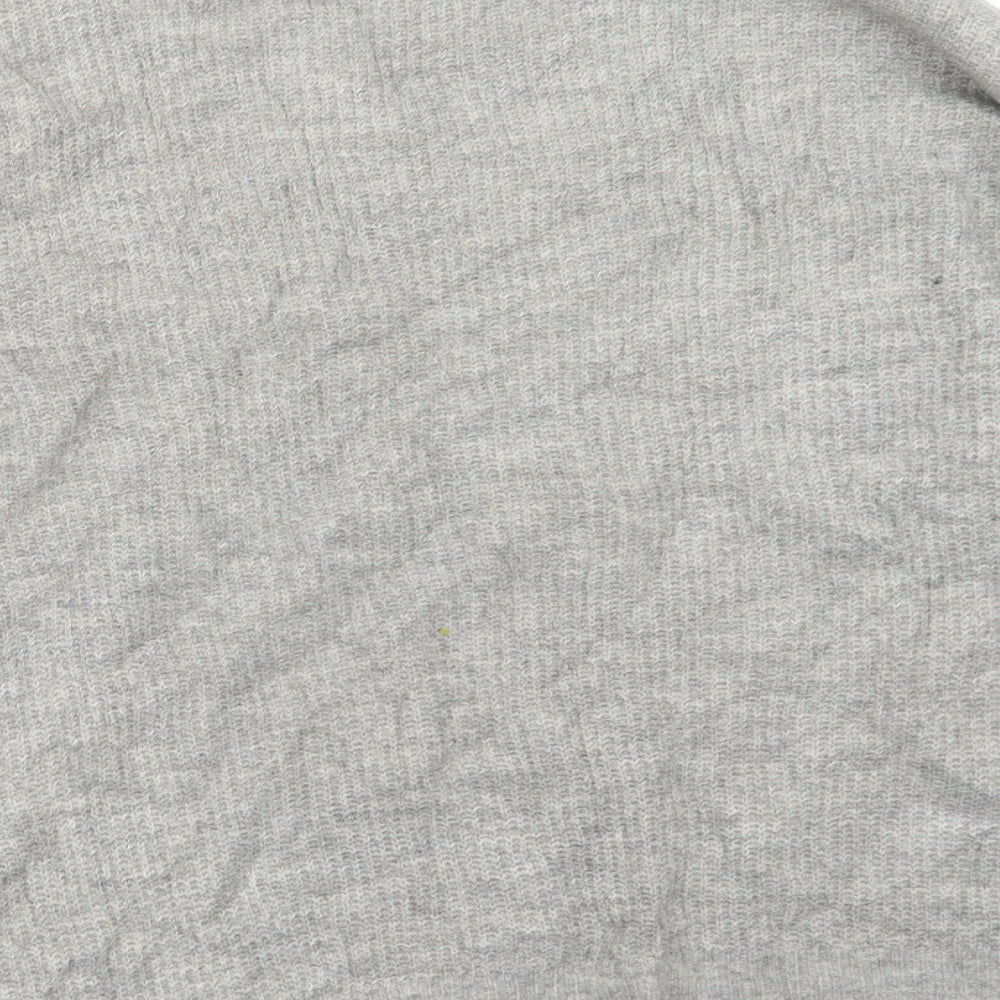 New Look Womens Grey  Knit Pullover Jumper Size S