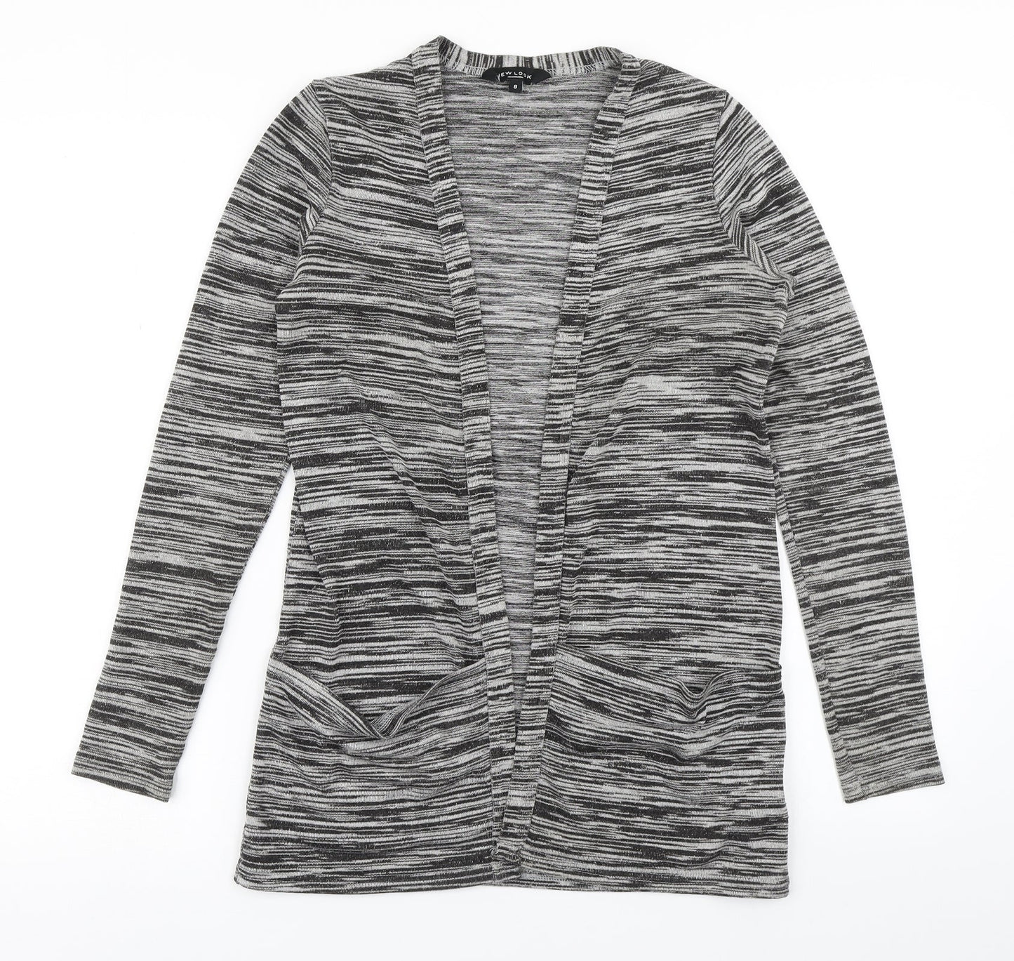 New Look Womens Grey   Cardigan Jumper Size 8
