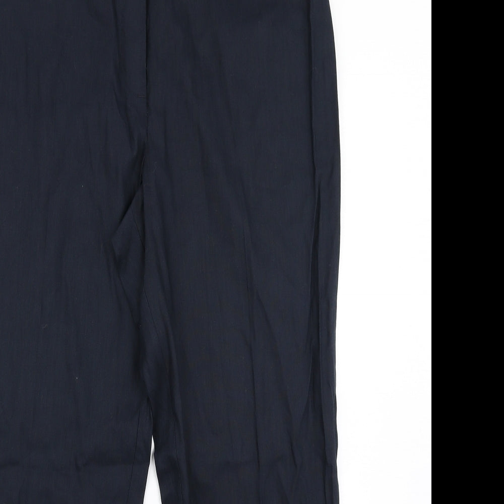 M&S Collection Womens Blue   Dress Pants Trousers Size 16 L24 in