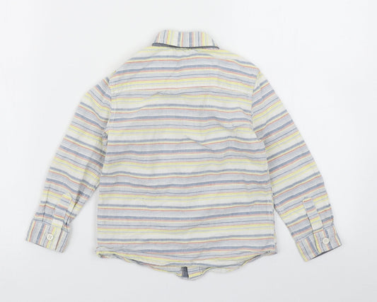Autograph Boys Yellow Striped  Basic Button-Up Size 3-4 Years