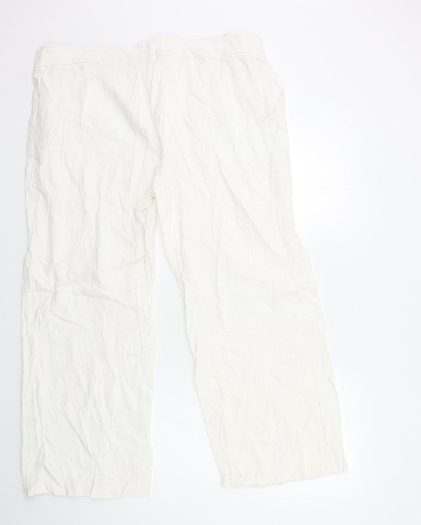 Preworn Womens White   Trousers  Size 38 in L30 in