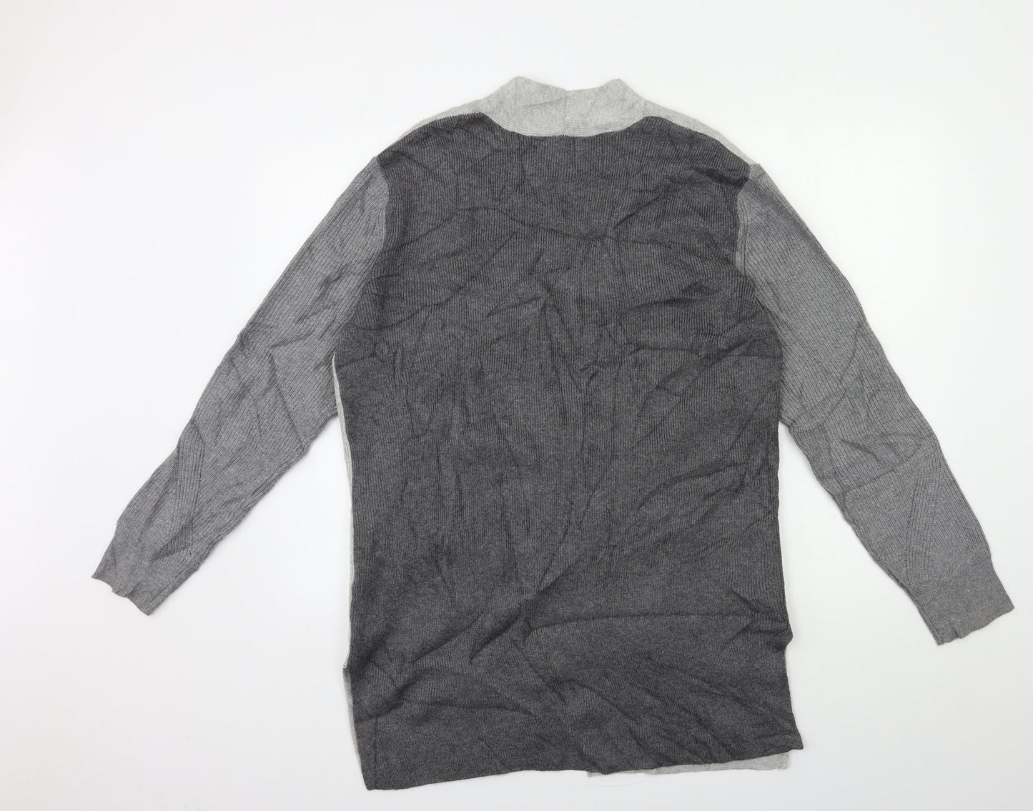Marks and Spencer Womens Grey  Knit Cardigan Jumper Size 12