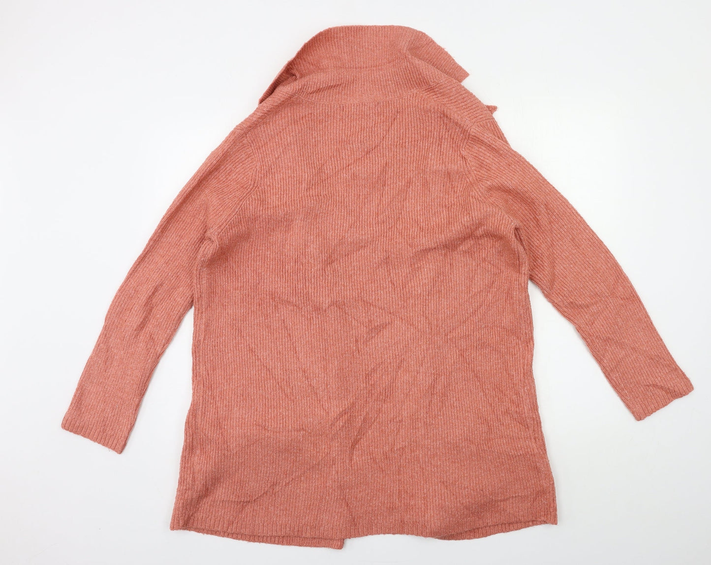 Marks and Spencer Womens Pink  Knit Cardigan Jumper Size M