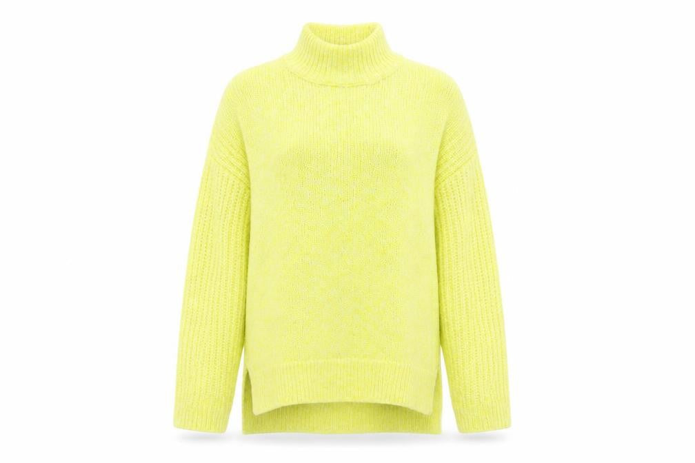 Marks and Spencer Womens Yellow  Knit Pullover Jumper Size M