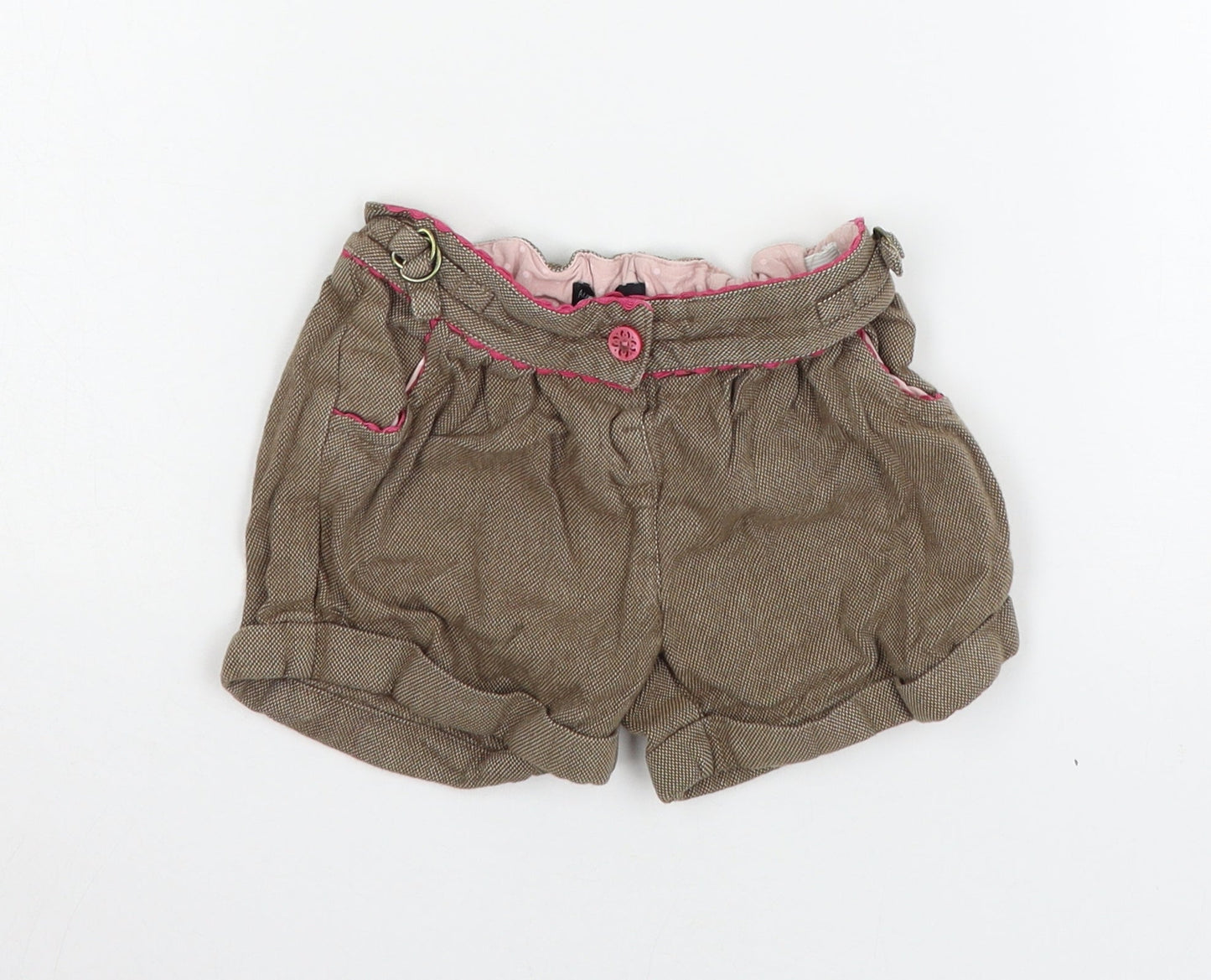 Autograph Girls Brown   Chino Shorts Size 2-3 Years
