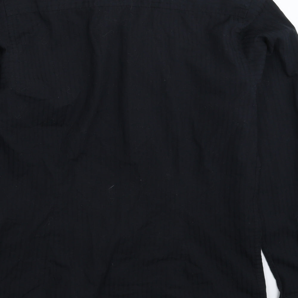 Cedar Wood State Mens Black    Button-Up Size M