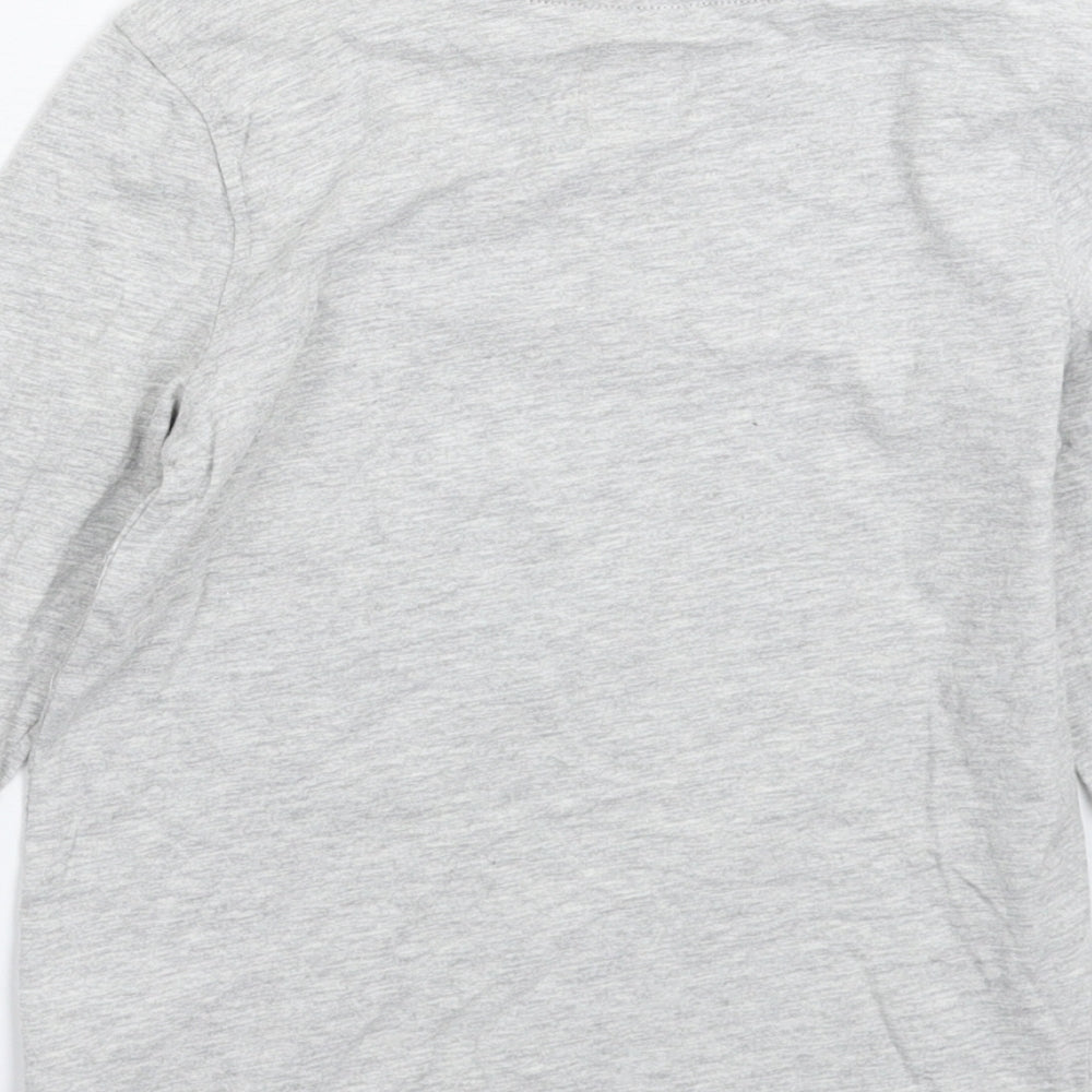 George Boys Grey   Basic T-Shirt Size 5-6 Years