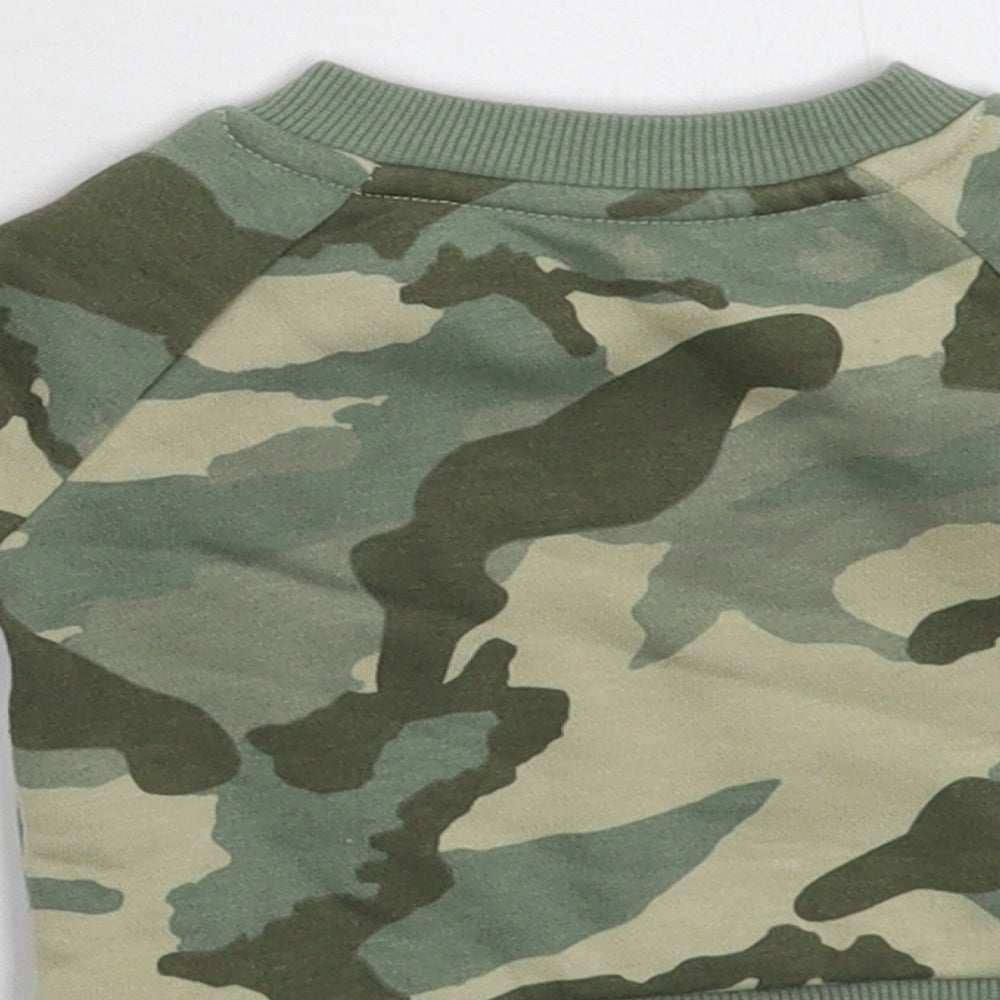 Primark Boys Multicoloured Camouflage  Pullover Jumper Size 0-3 Months  - Sweatshirt