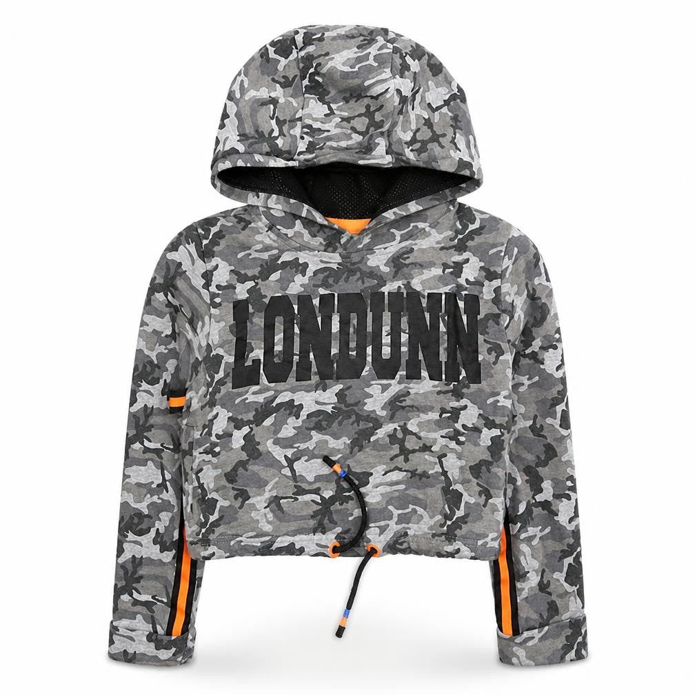 Marks and Spencer Girls Multicoloured Camouflage  Cape Hoodie Size 9-10 Years