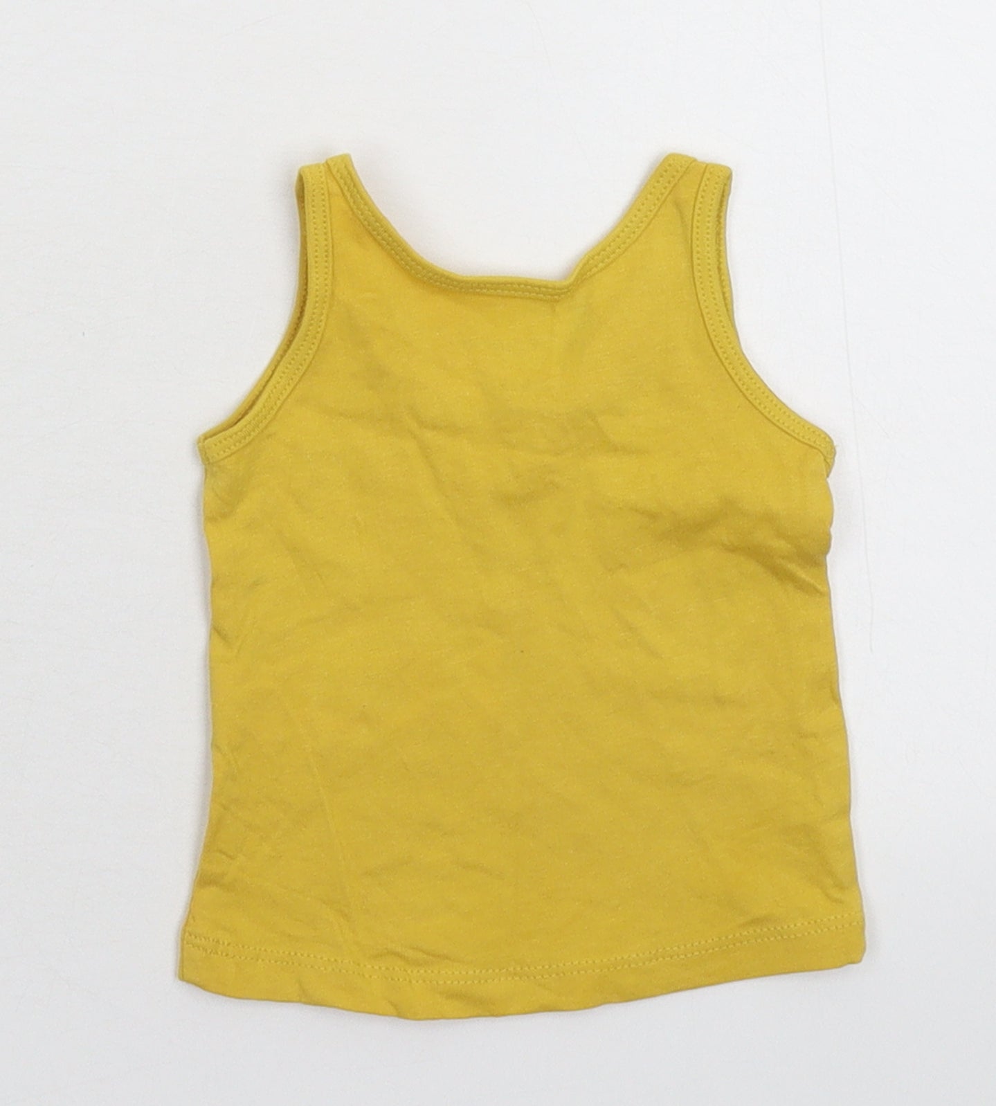 Primark Baby Yellow   Basic Tank Size 0-3 Months