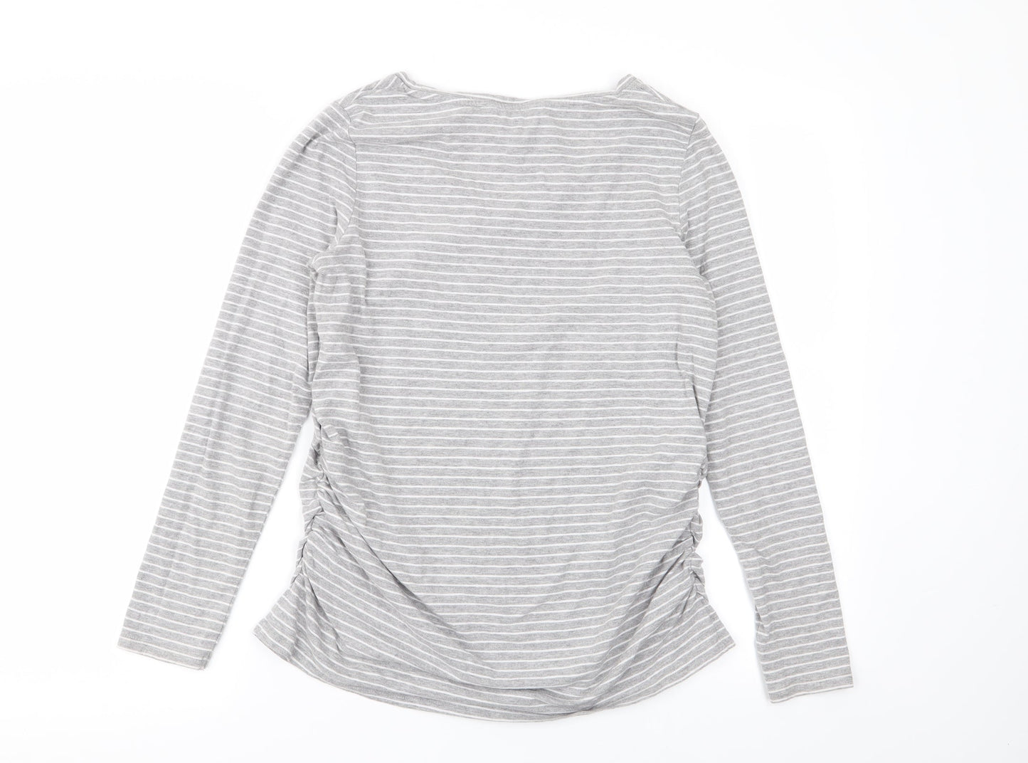 Blooming Marvellous Womens Multicoloured Striped  Basic T-Shirt Size M
