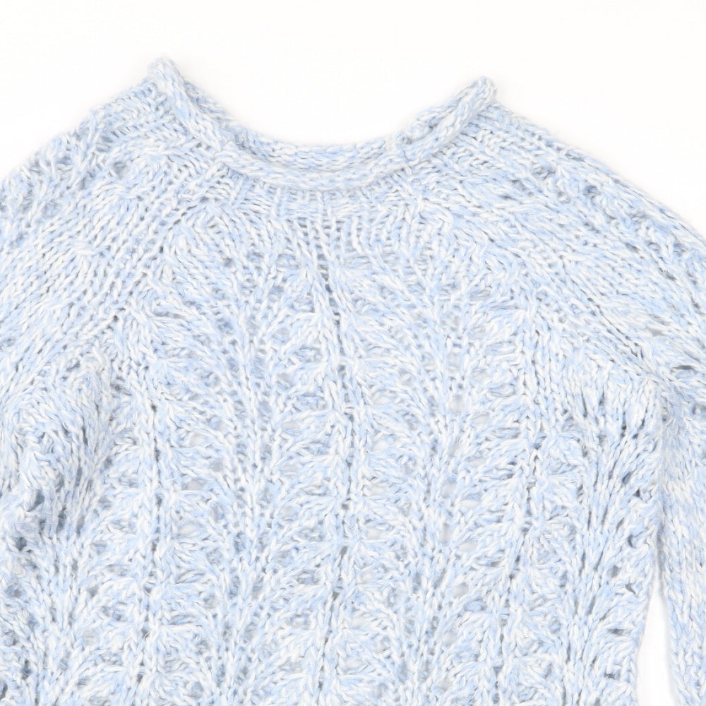 Topshop Womens Blue   Pullover Jumper Size XS