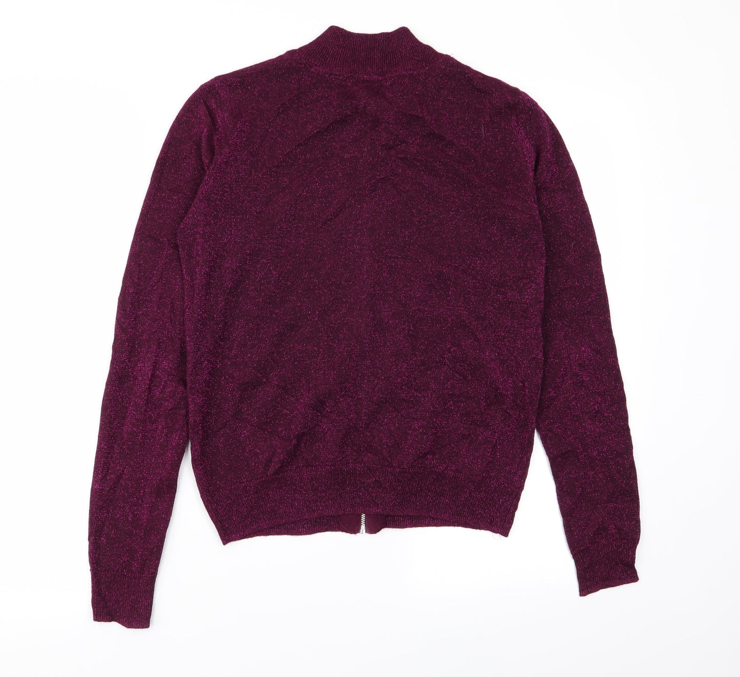 Primark Womens Purple   Full Zip Jumper Size 10