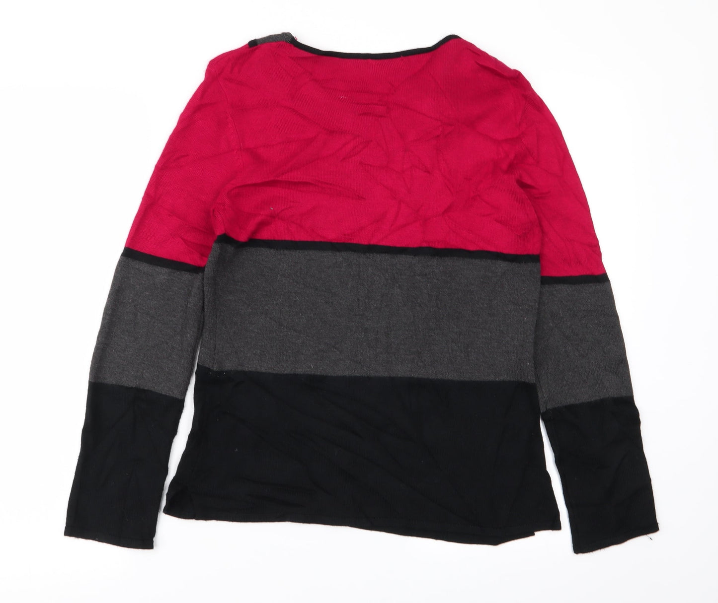 Anonymous Womens Multicoloured Striped  Pullover Jumper Size S