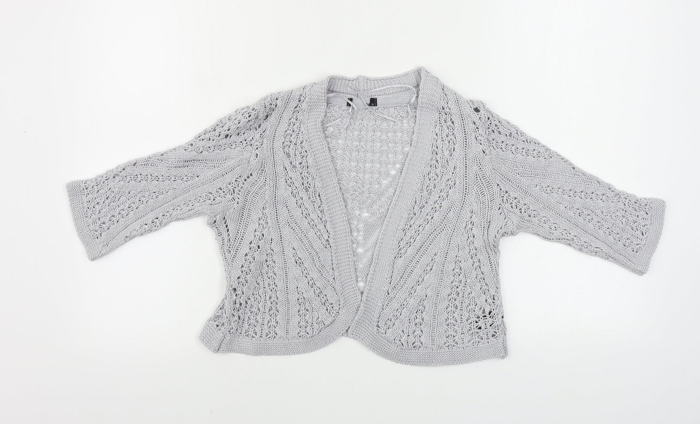 Preworn  Womens Grey   Cardigan Jumper Size 10