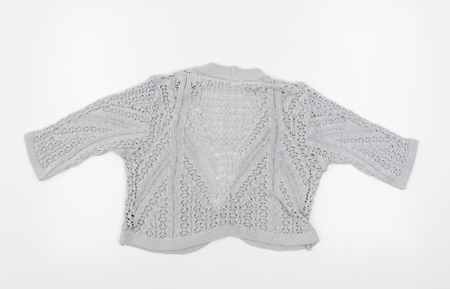 Preworn  Womens Grey   Cardigan Jumper Size 10