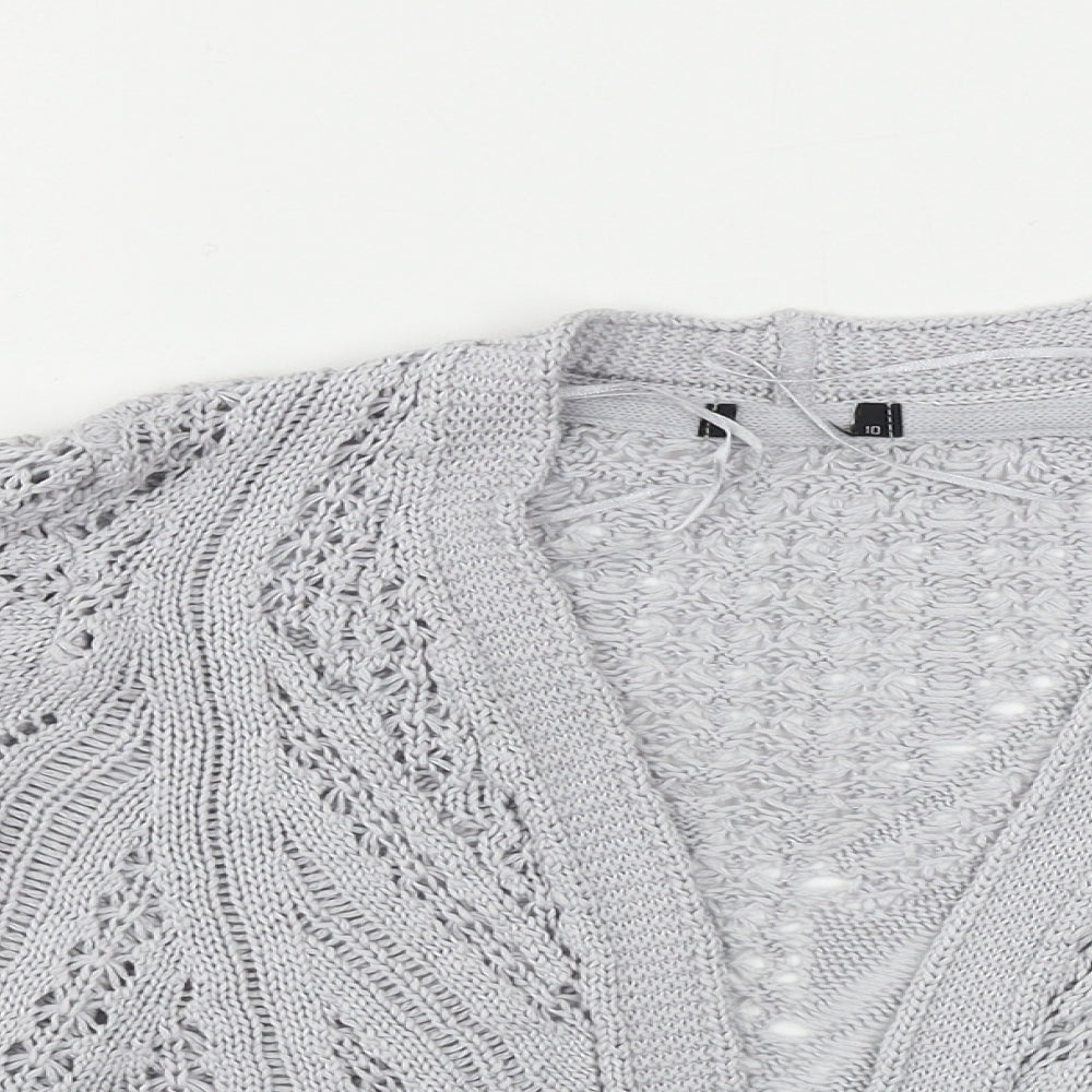 Preworn  Womens Grey   Cardigan Jumper Size 10