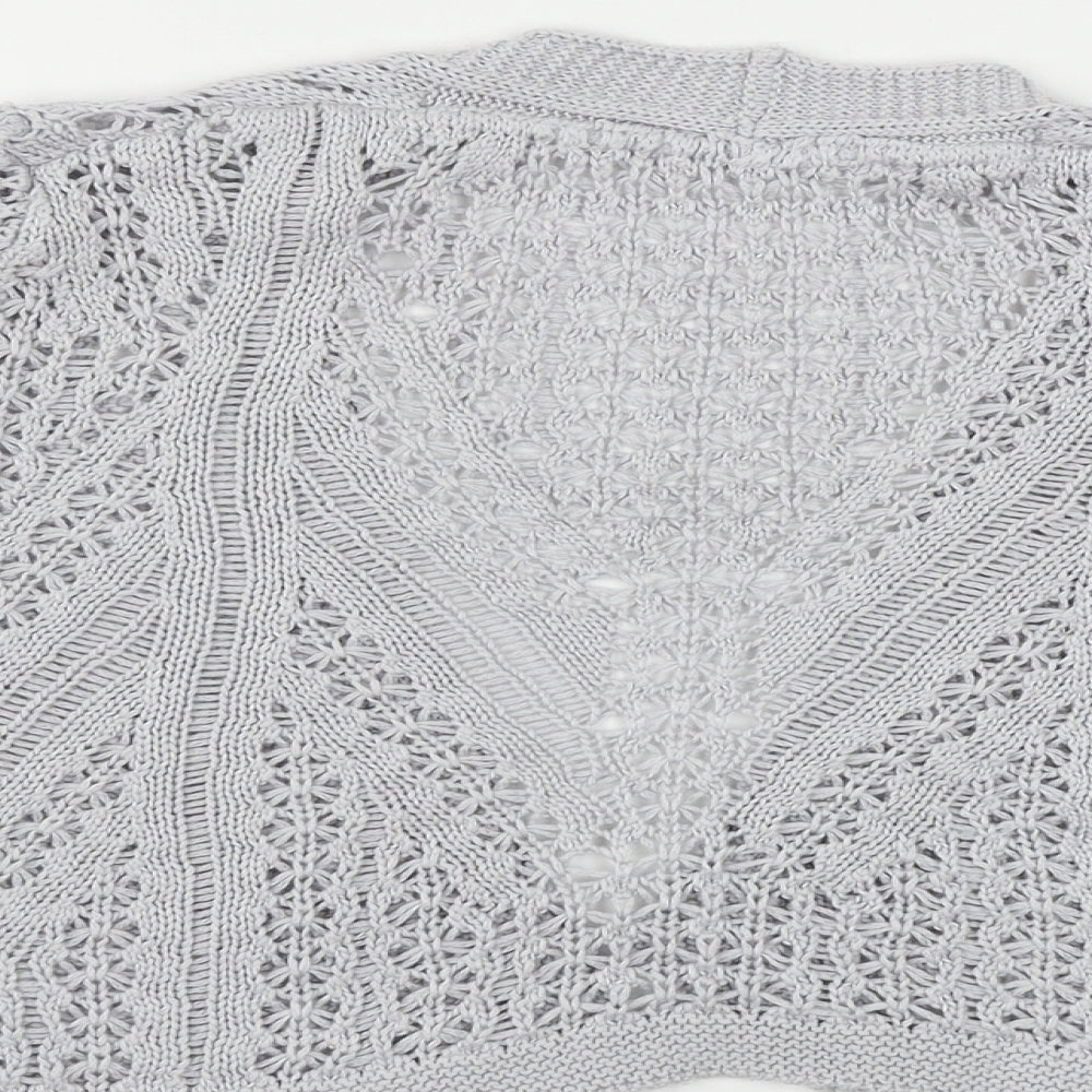 Preworn  Womens Grey   Cardigan Jumper Size 10