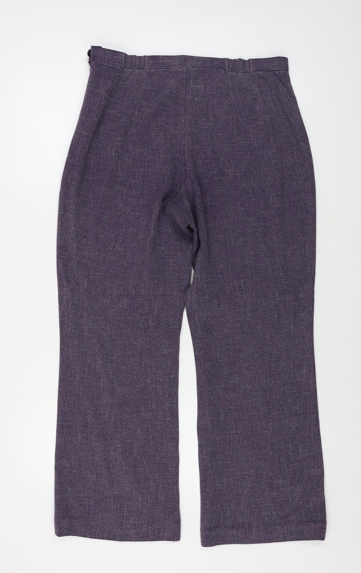 Marks and Spencer  Womens Purple   Trousers  Size 14 L25 in