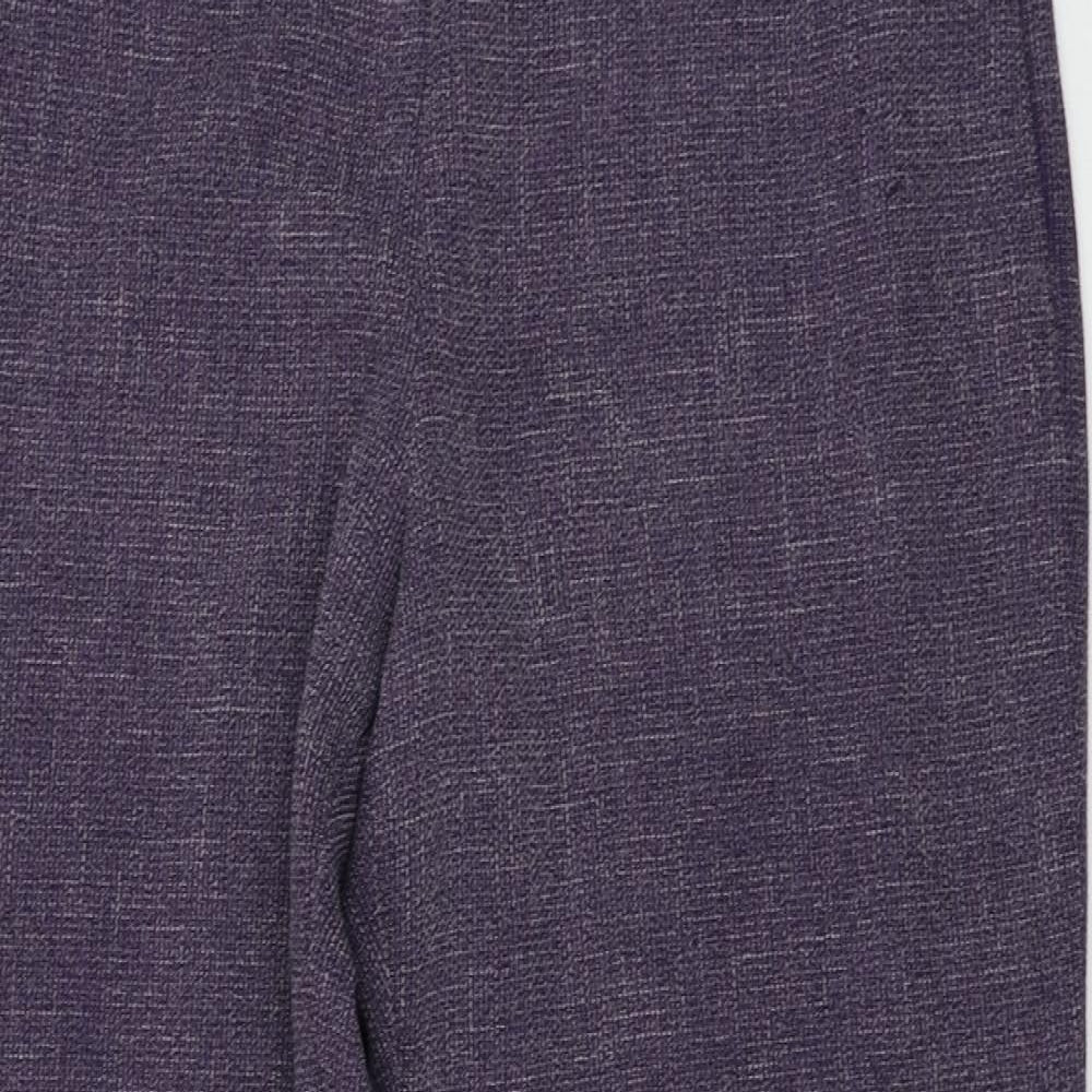 Marks and Spencer  Womens Purple   Trousers  Size 14 L25 in