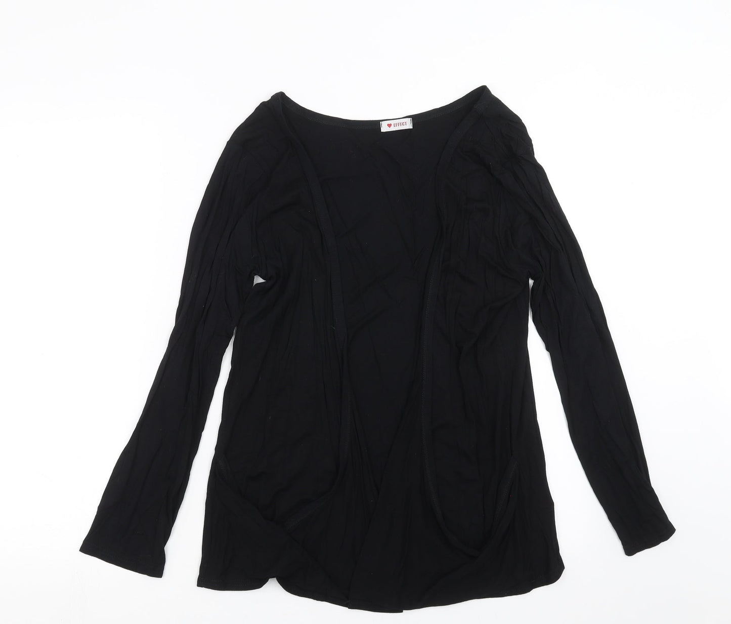 Effect Womens Black   Cardigan Jumper Size 2XL