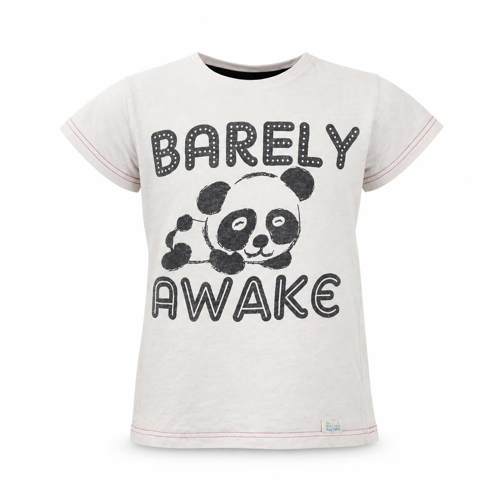 The Pyjama Factory Girls Grey   Top Pyjama Top Size 9-10 Years  - panda