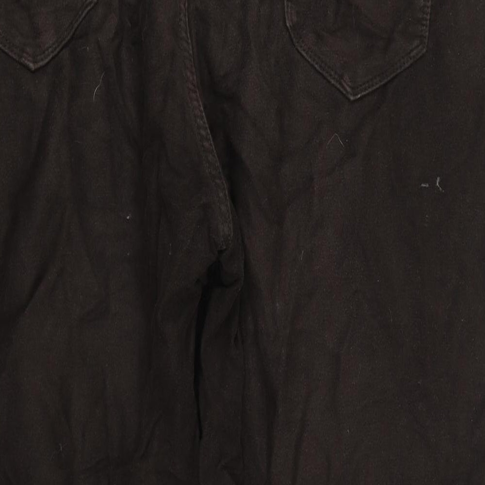 M&S Womens Brown   Trousers  Size 44 in L29 in