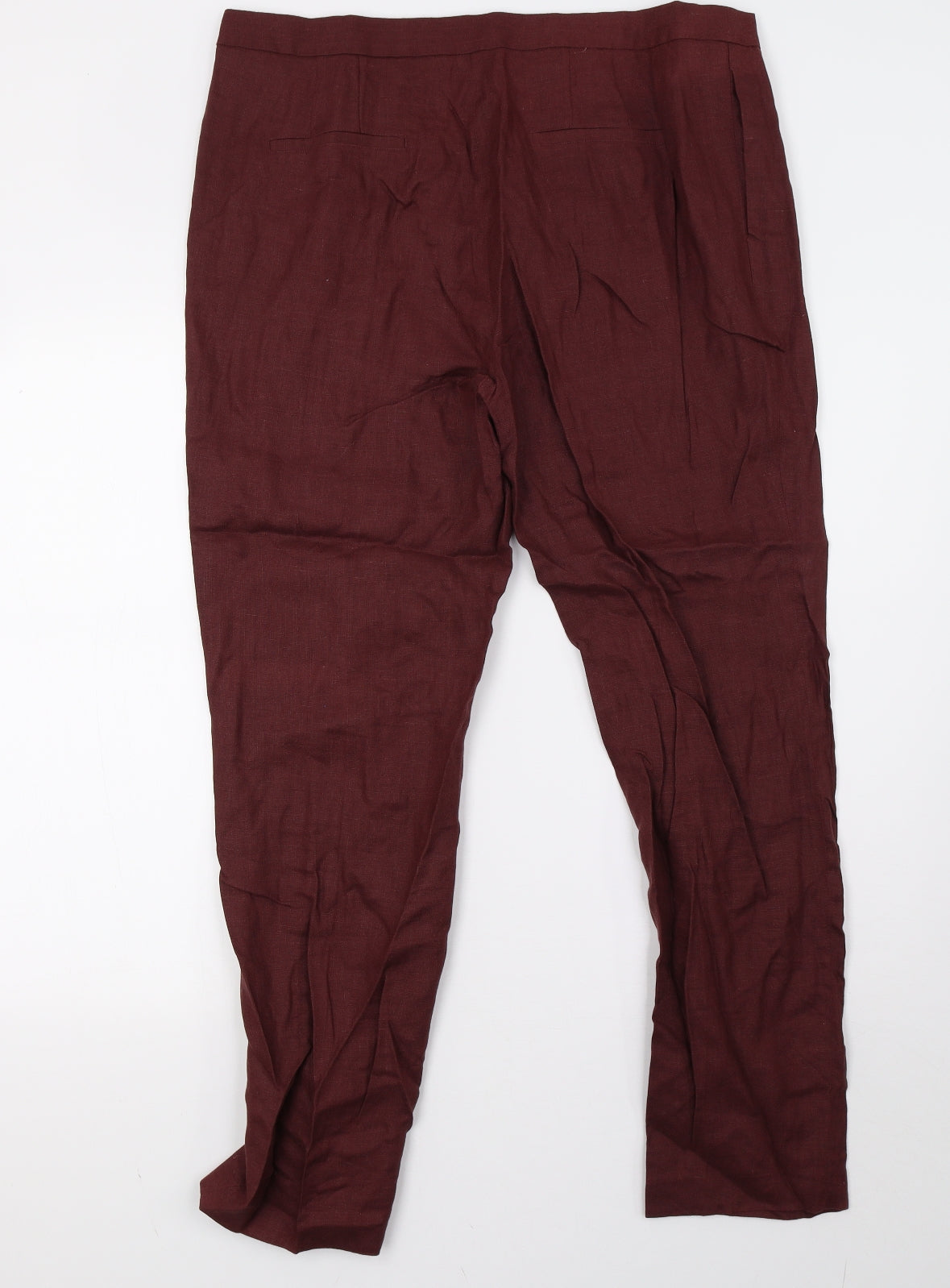 NEXT Womens Red   Trousers  Size 14 L31 in