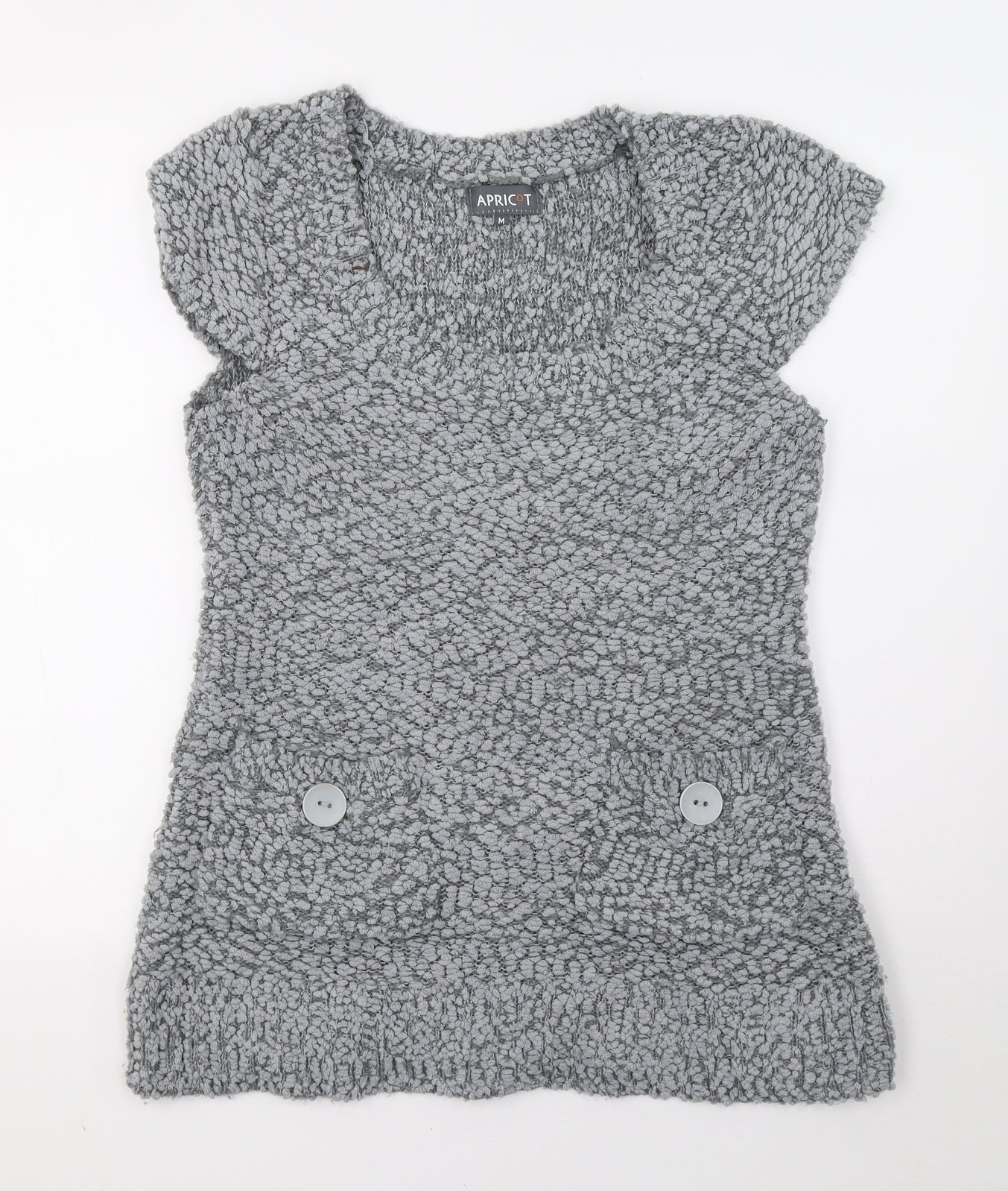 Apricot Womens Grey   Pullover Sweatshirt Size M
