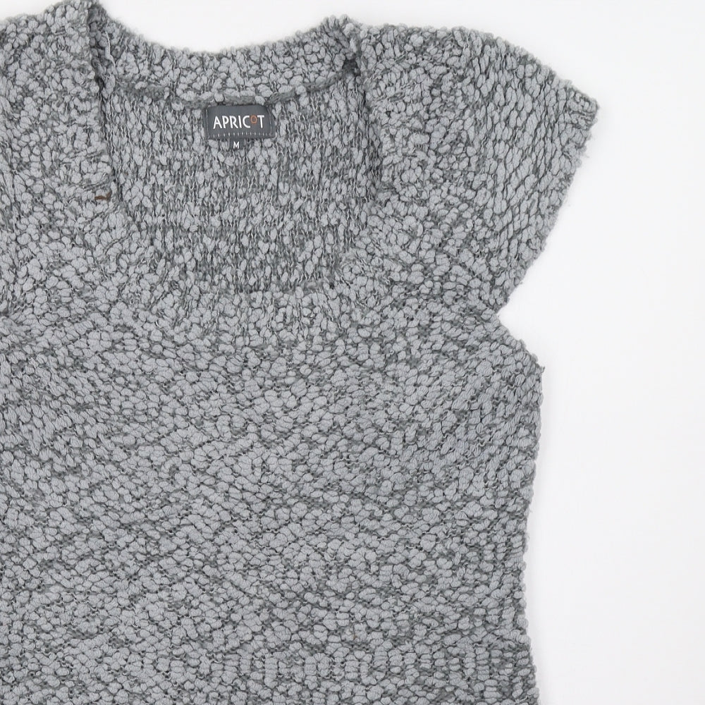 Apricot Womens Grey   Pullover Sweatshirt Size M