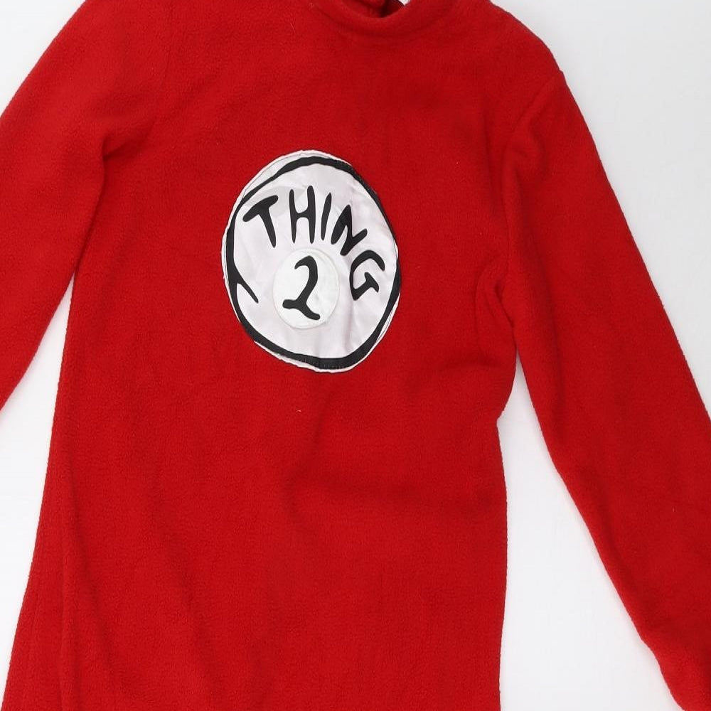 Smiffys Girls Red    One Piece Size 7-8 Years