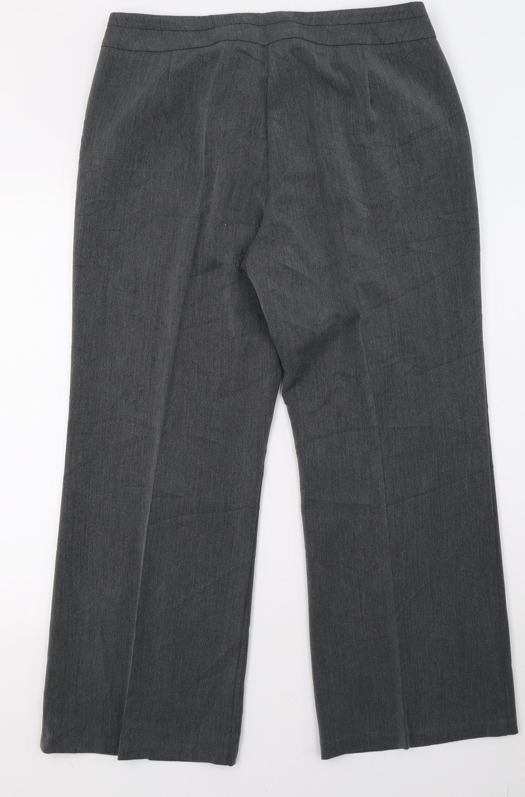 BM Womens Grey   Trousers  Size 14 L29 in