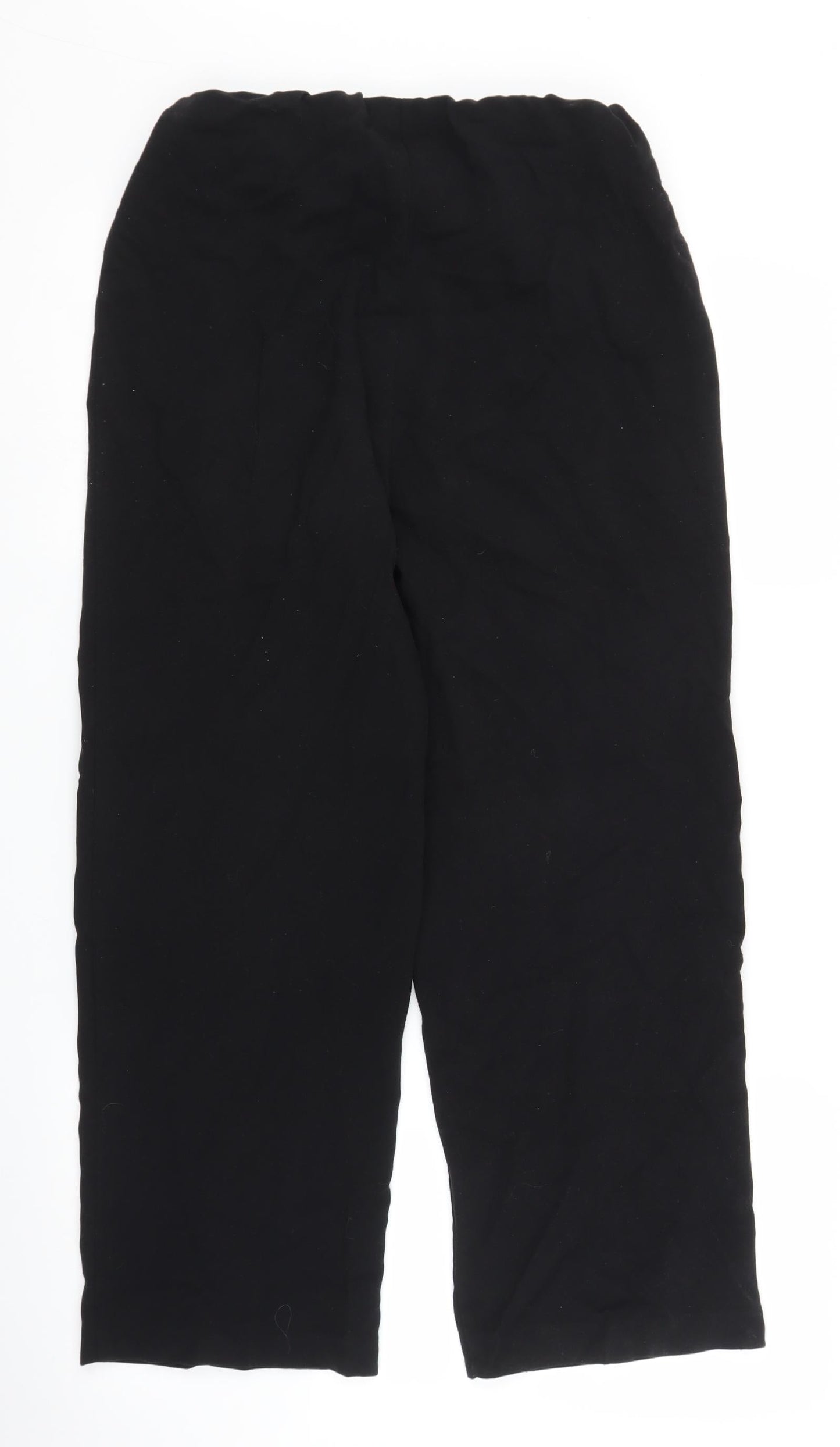 Isle Womens Black   Capri Trousers Size 10 L24 in