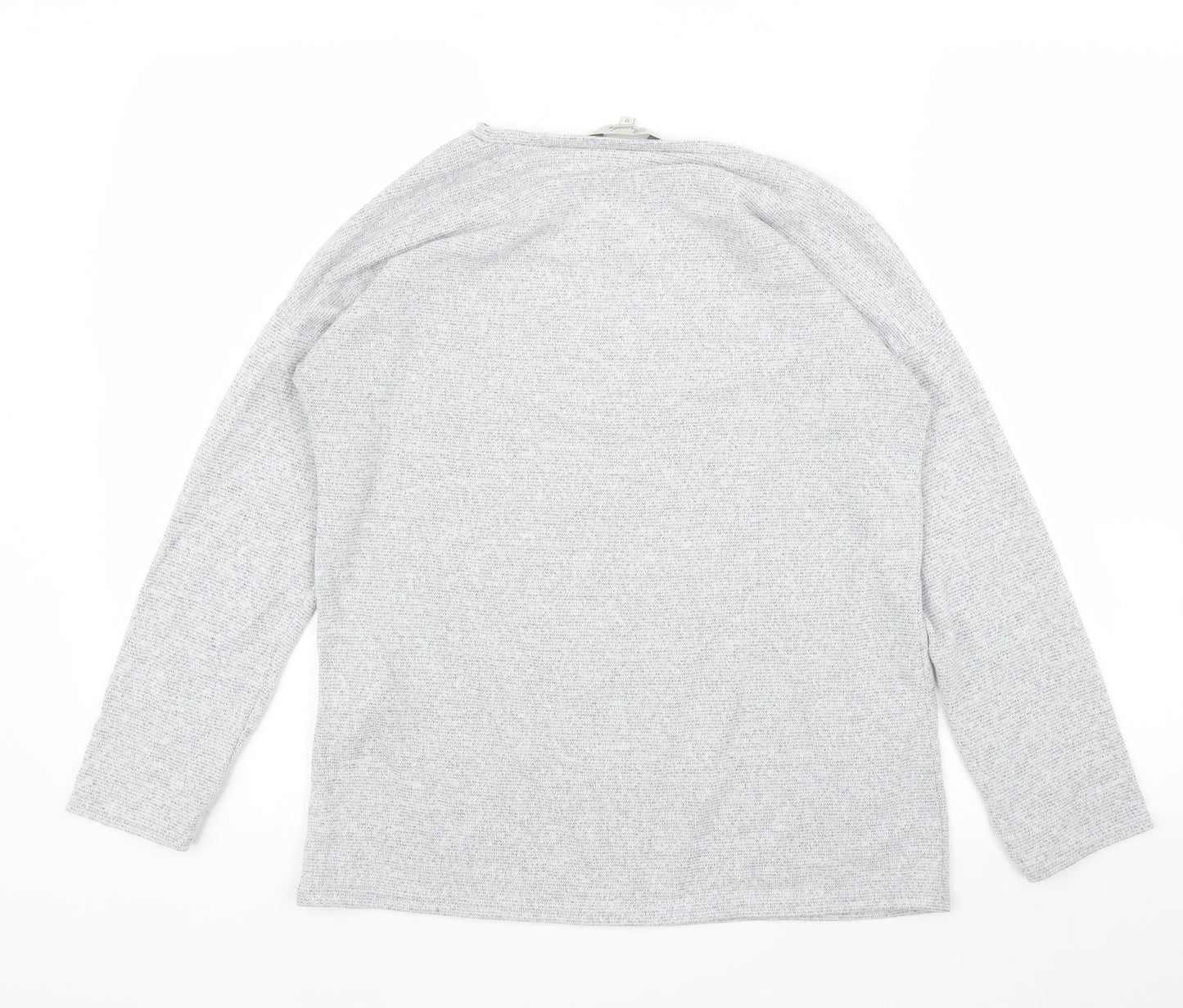 Peacocks Womens Grey   Pullover Jumper Size 12