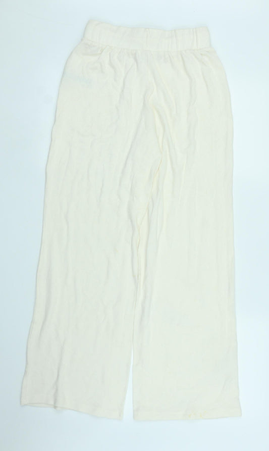 M&S Womens Ivory Solid  Chemise Pyjama Set Size 6
