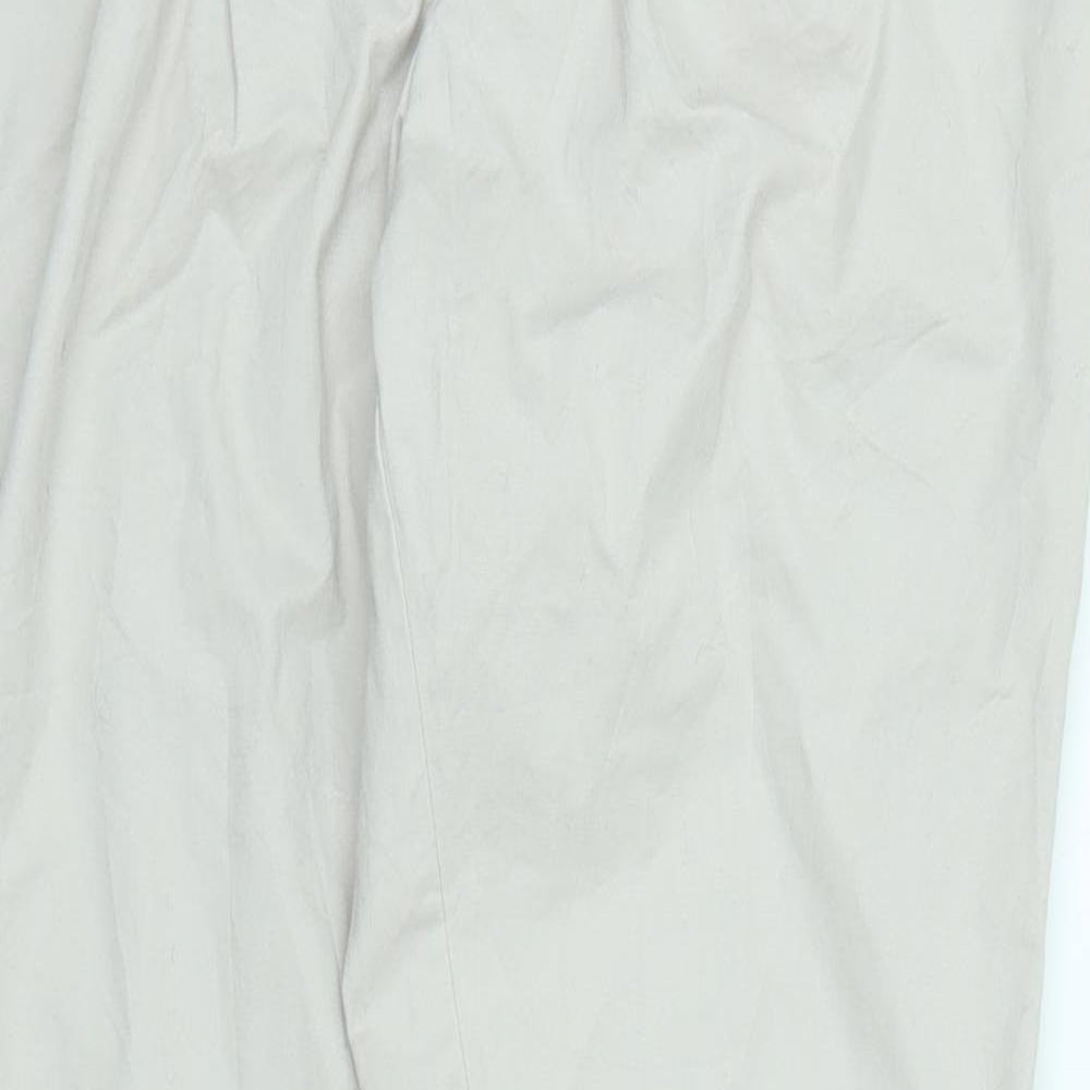 Dorothy Perkins Womens Beige   Trousers  Size 8 L28 in