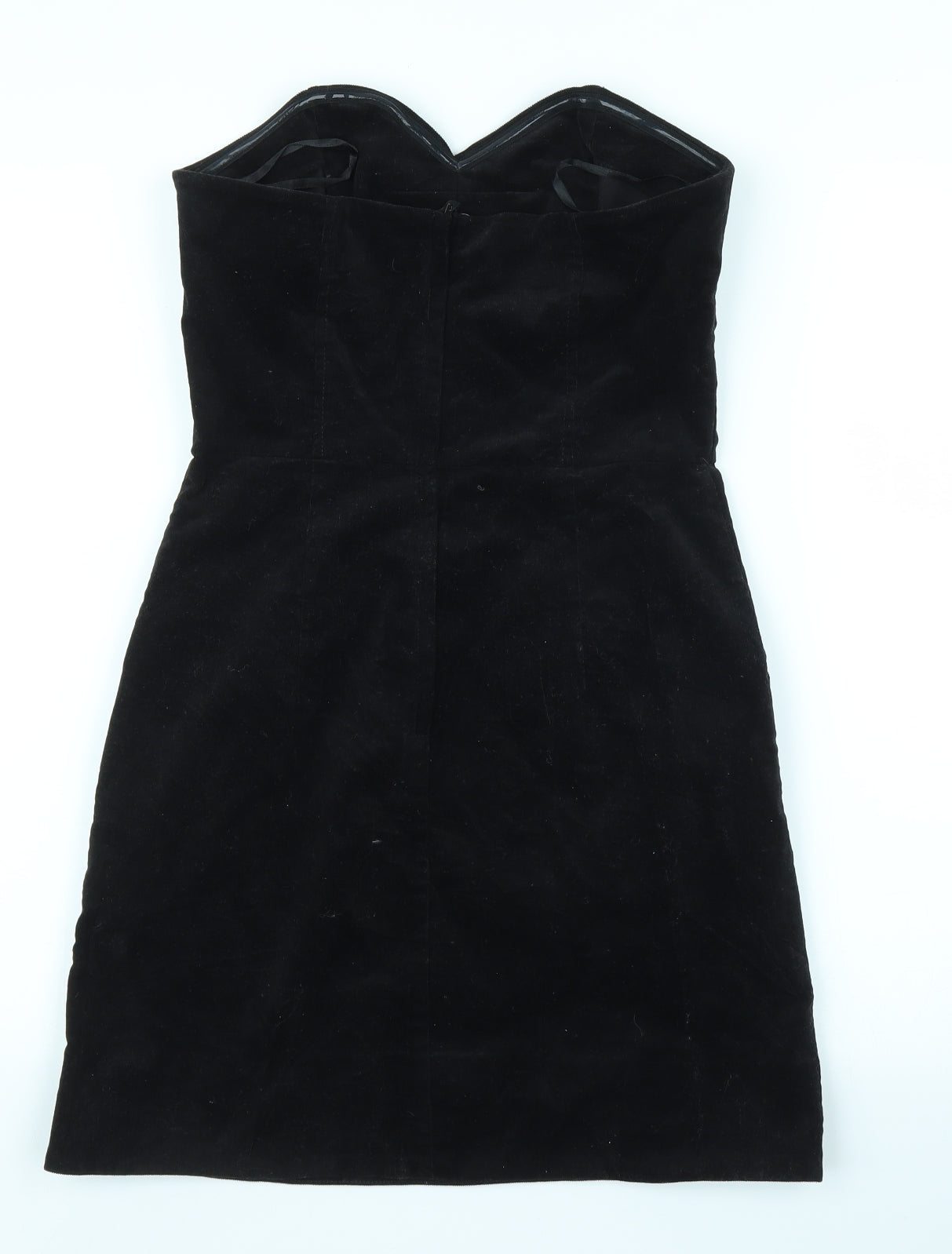 H&M Womens Black  Corduroy A-Line  Size 8