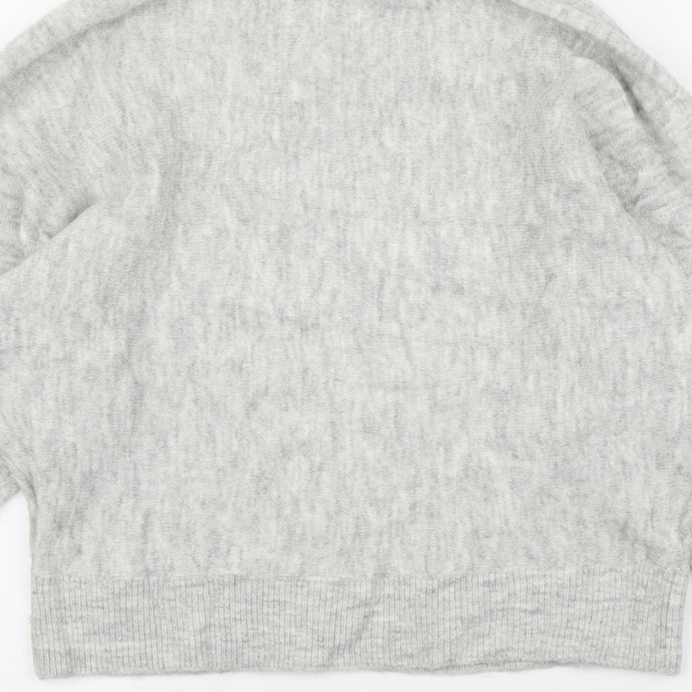 H&M Womens Grey   Pullover Jumper Size XS