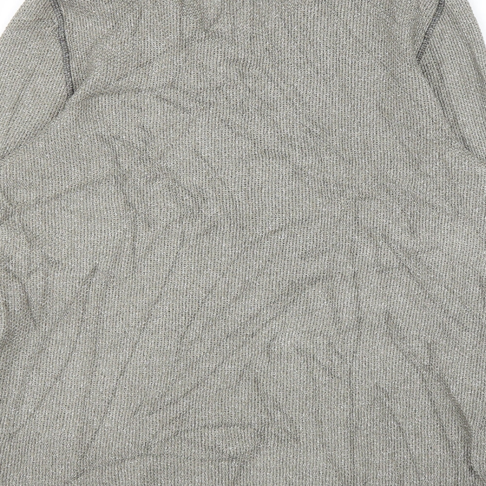 Faber Womens Grey   Basic Blouse Size 14