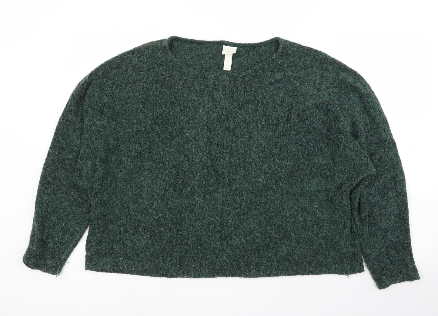 H&M Womens Green   Pullover Jumper Size L