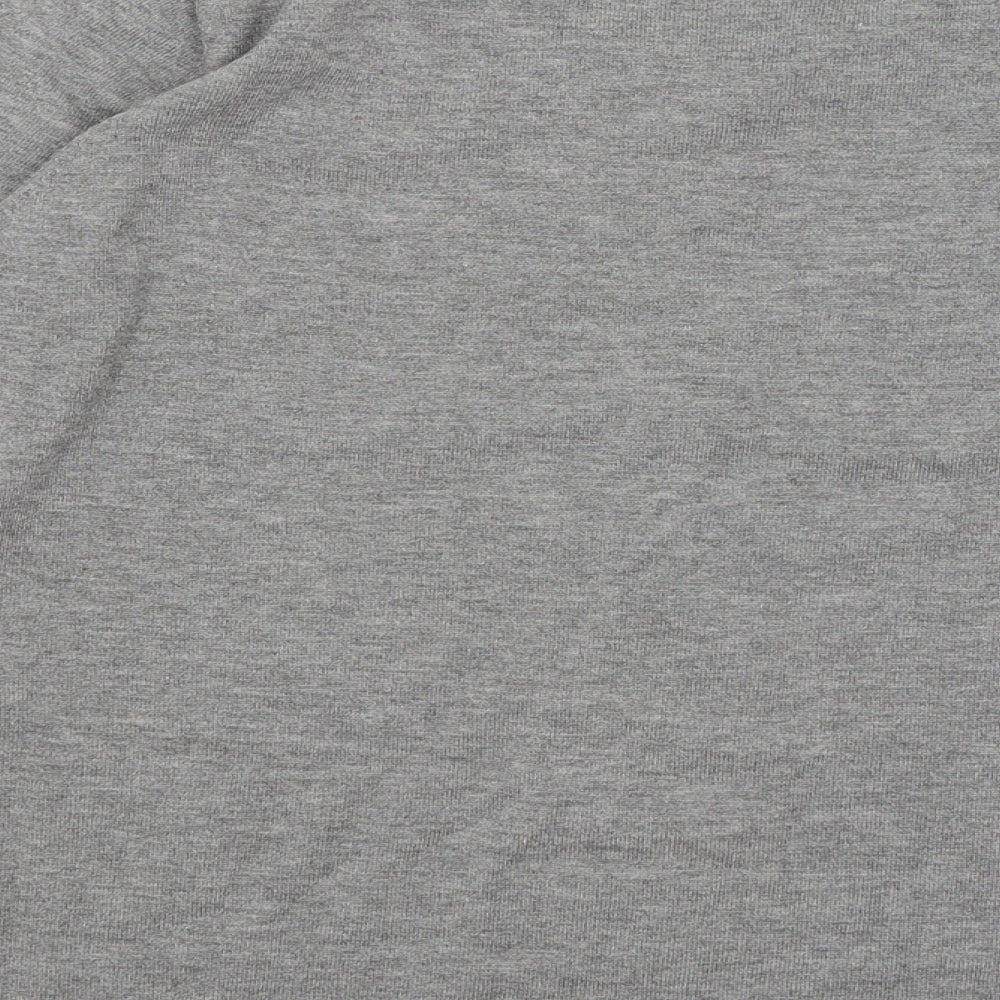 Text Womens Grey   Pullover Jumper Size M