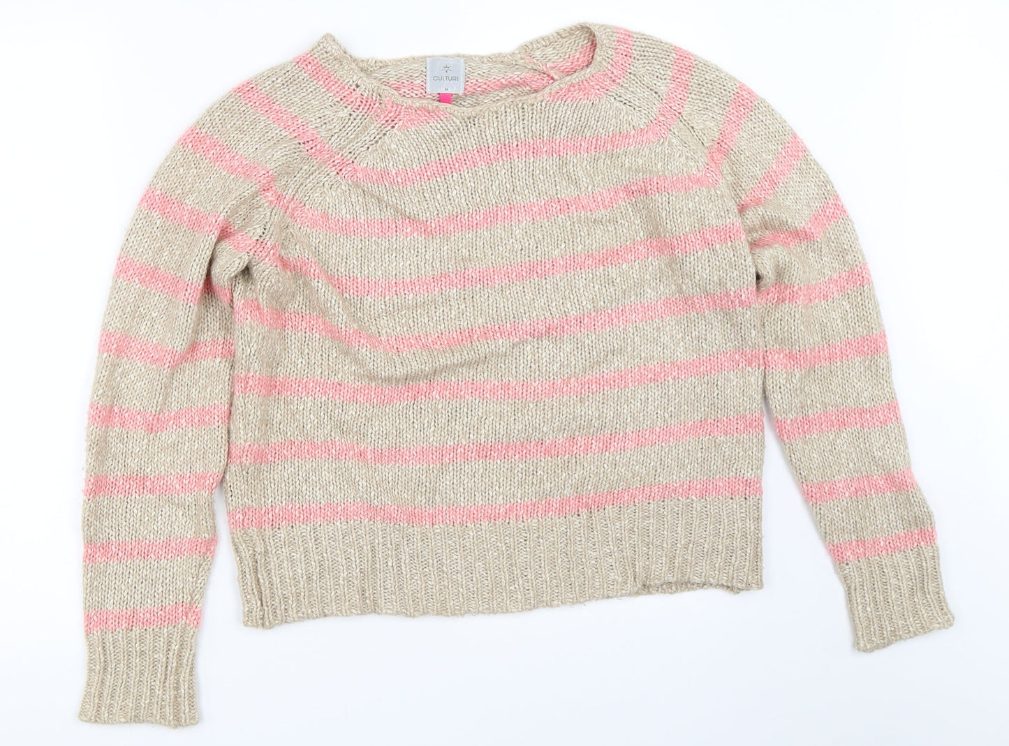 CULTURE Womens Beige   Pullover Jumper Size M
